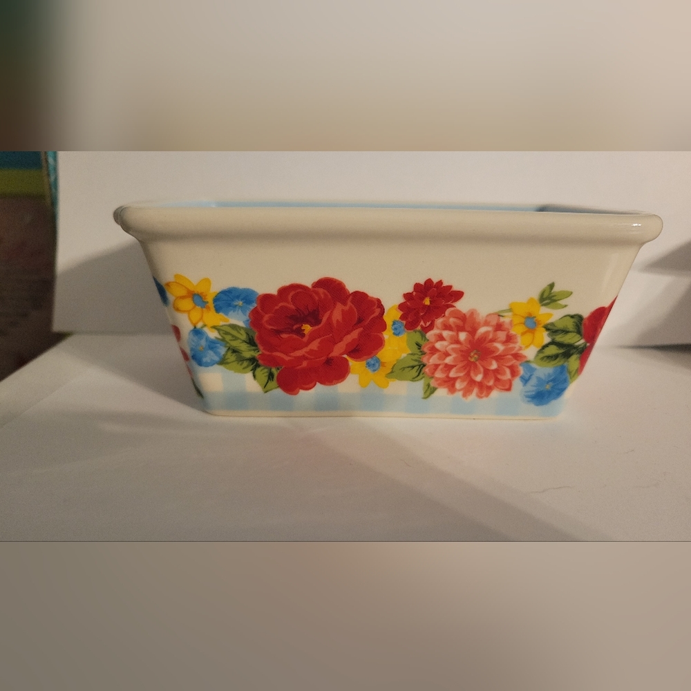 EUC The Pioneer Woman Sweet Rose Mini Loaf Pan